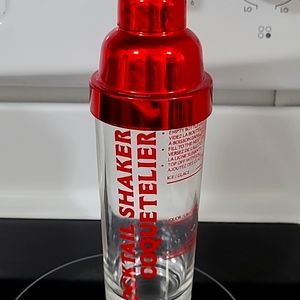 Red Cocktail Shaker